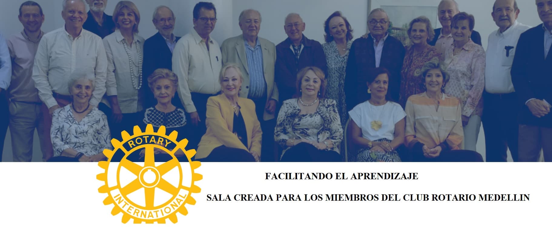 Portada de Facilitando el aprendizaje para Club Rotario Medellín